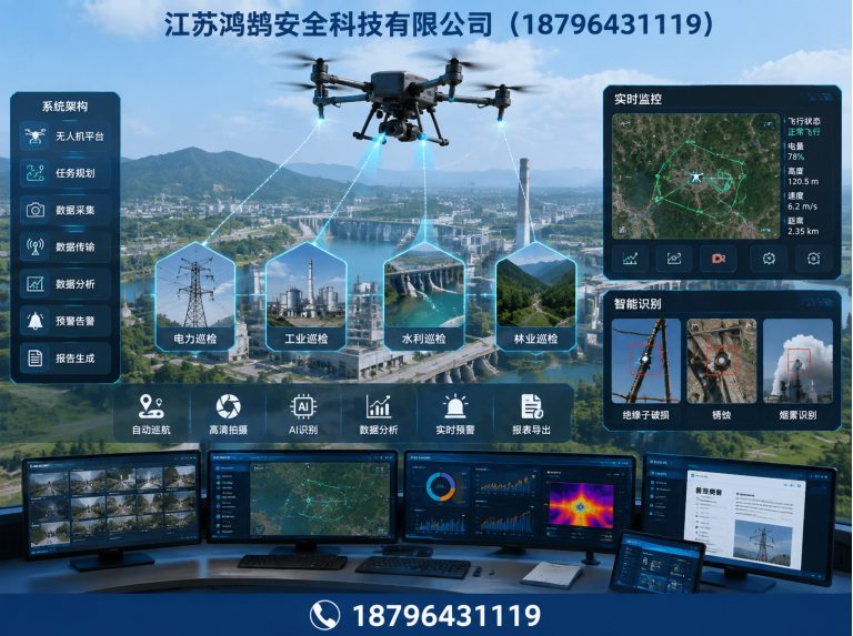 金华无人机巡检系统展示图